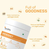 andMe MenoDiet Plant based Menopause Relief Drink (With Ginseng, Shatavari), AndMe-Smart Green Plant Based Sleep Formula Capsules 60N Combo